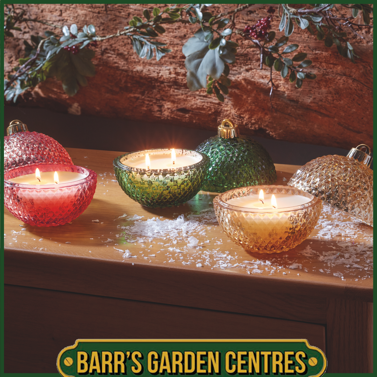 Bauble Candle - Red