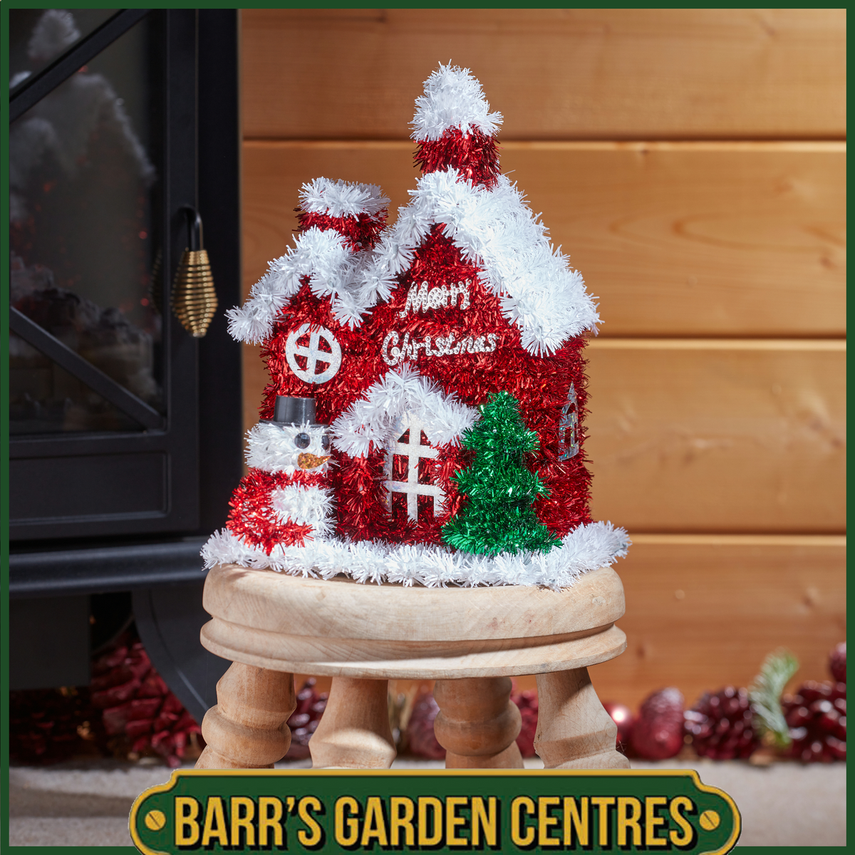 Tinsel Frosty Home