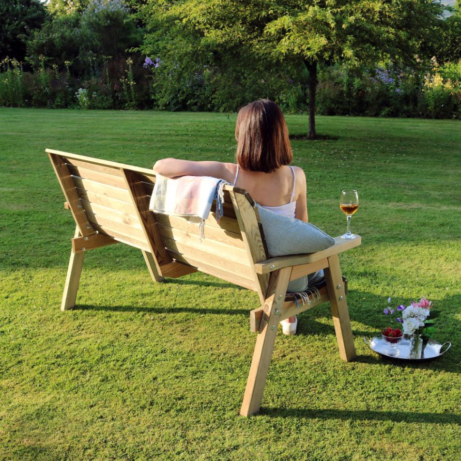 Charlotte 3 Seater Garden Bench