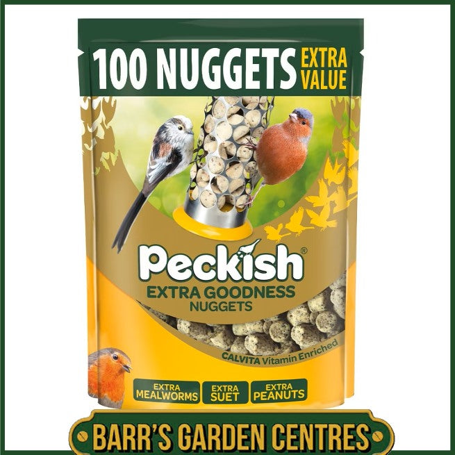 Peckish Daily Goodness Seed & Mealworm Suet Nuggets 100 Nuggets Value Pack