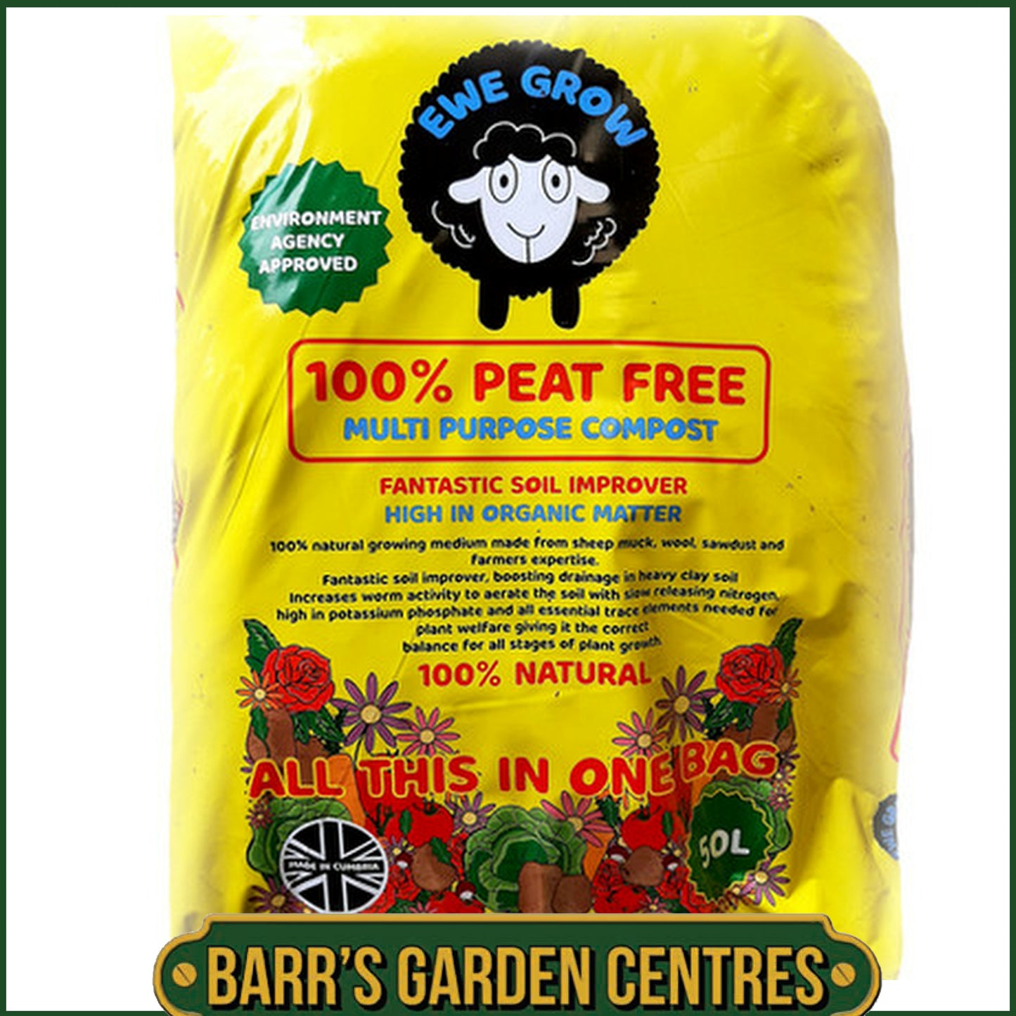 Ewe Grow Multi Purpose Compost 50 Litre