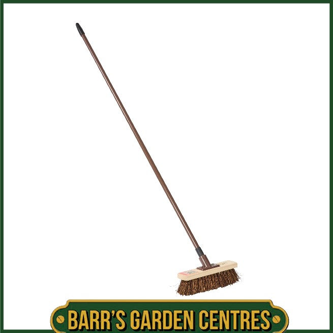 Natural Bristle Yard Broom 30cm