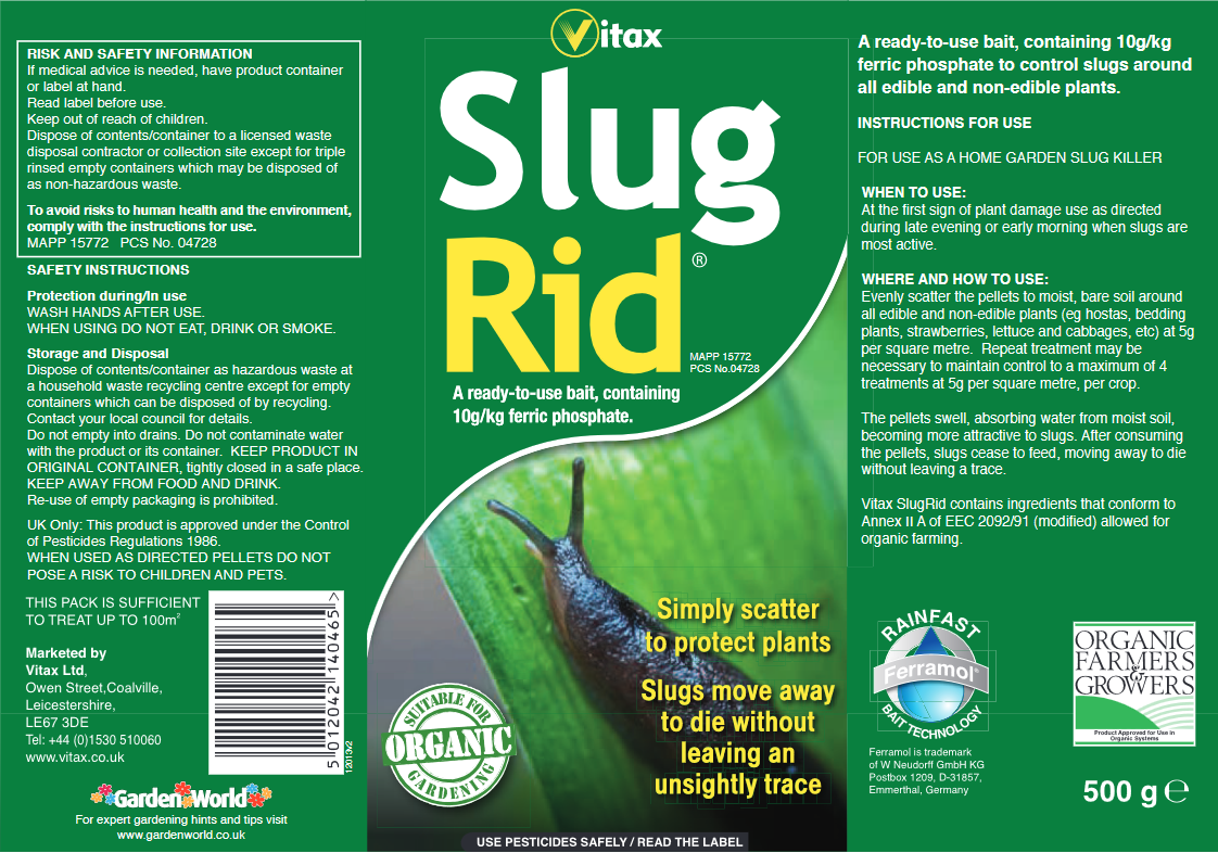 Vitax Slug Rid 300g