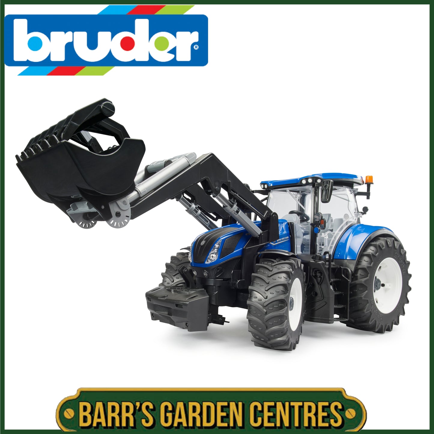 BRUDER New Holland T7.340 with slip-on front loader