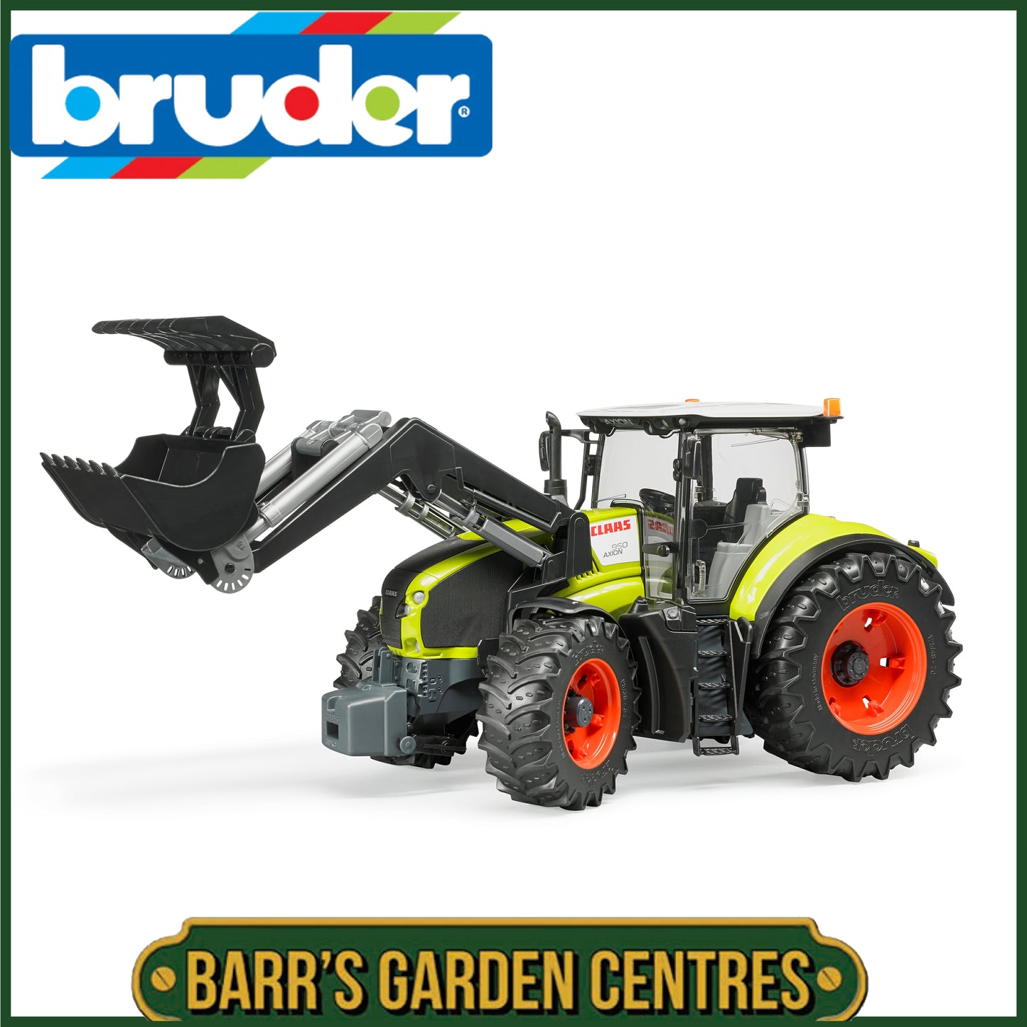 BRUDER Claas Axion 950 with Frontloader