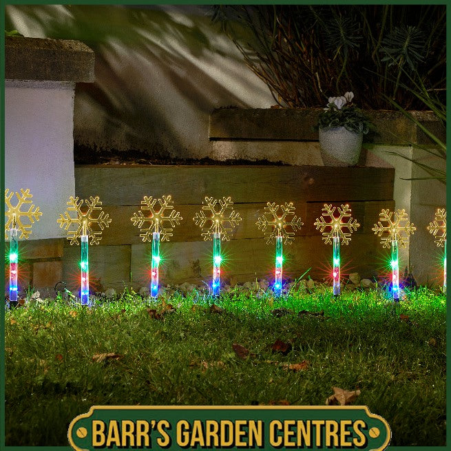 Three Kings Snow Decor Stakes Multi 8pc