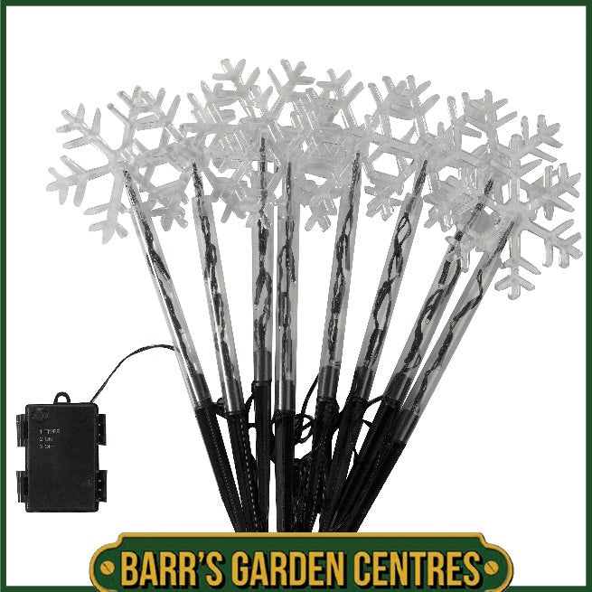 Three Kings Snow Decor Stakes Multi 8pc