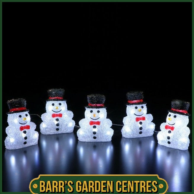 NOMA 5 Acrylic Sitting Snowmen Chain