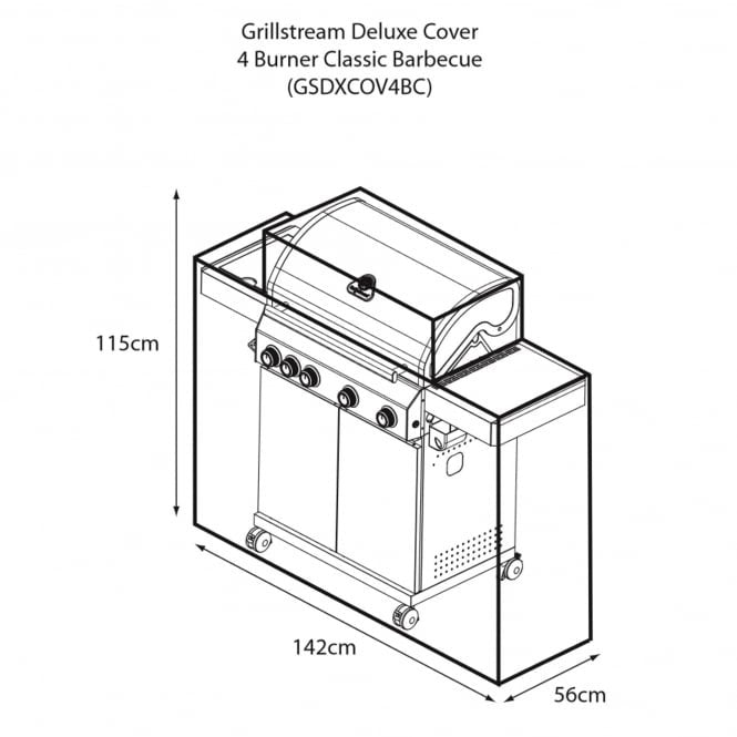Classic 4 Burner Cover