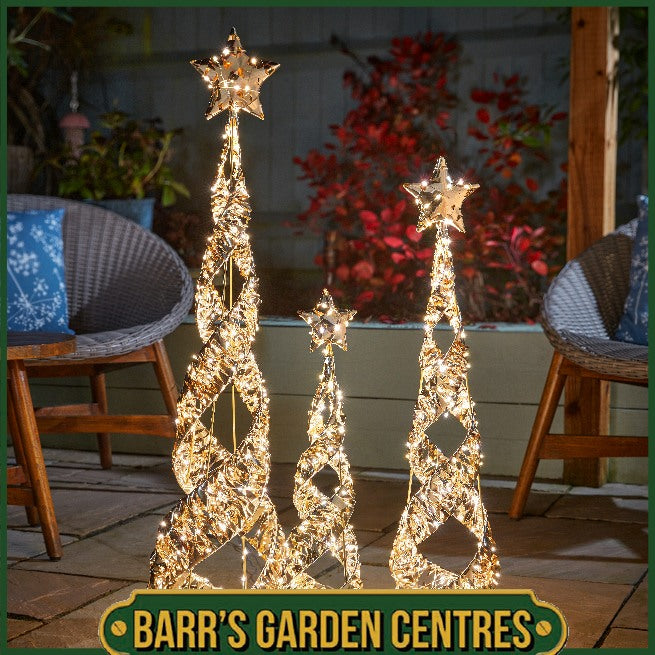 Three Kings Gold Twist Starbelisk - 80cm