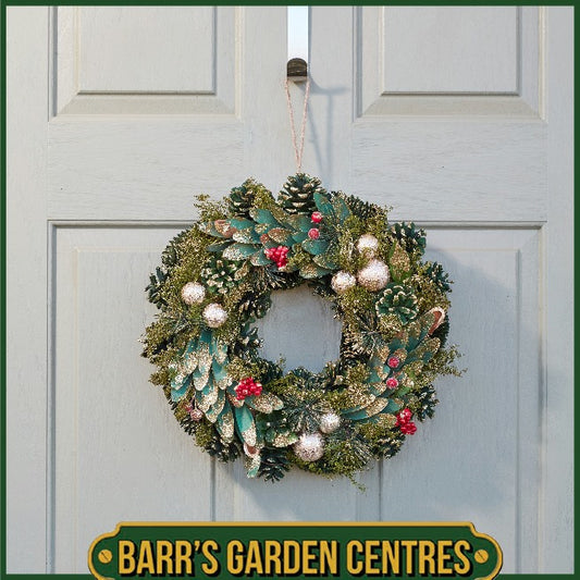 Three Kings BaublePine Wreath, 36cm or 50cm