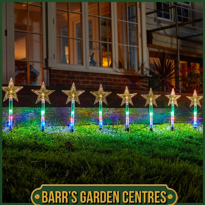 Three Kings Star Decor Stakes Multi 8pc