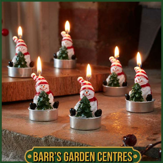 Three Kings Santa or Snowman Tealight Candles