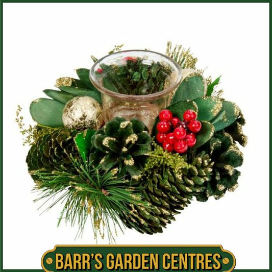 Three Kings BaublePine Solo Candle Holder