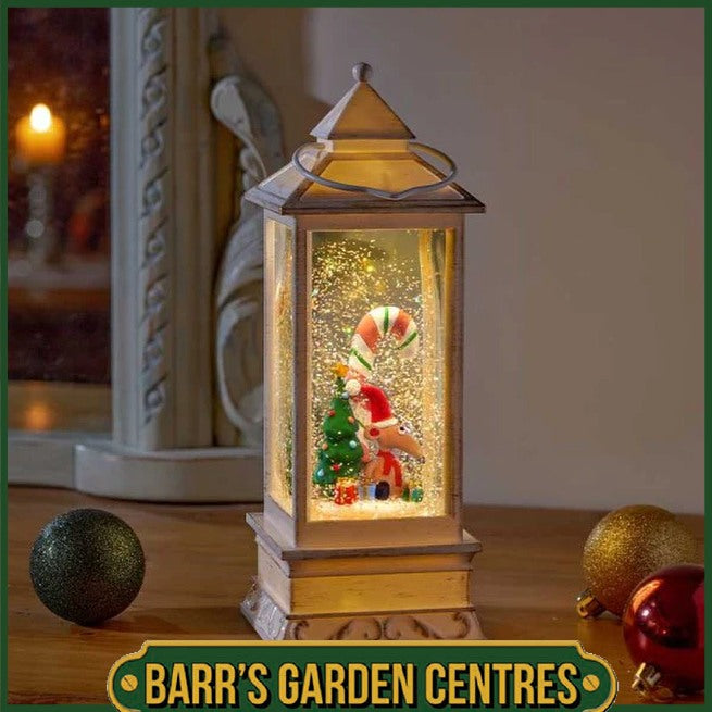 Three Kings SnowSwirl Festive Ratty Lantern