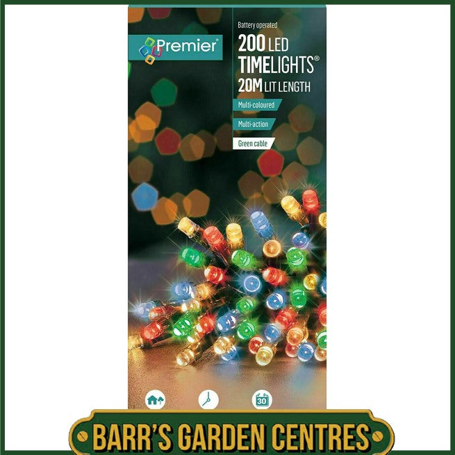 Premier 50-200 Battery String Lights - MultiColour