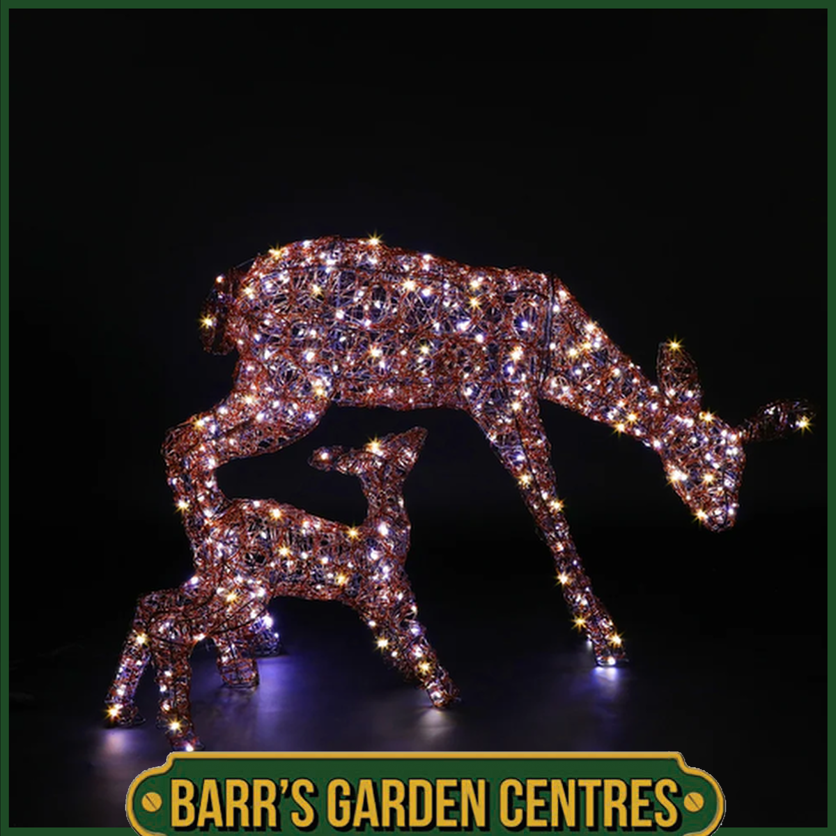 Noma 70cm Copper Acrylic Woburn Deer & Fawn