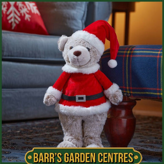 Three Kings Plush Teddy Santa