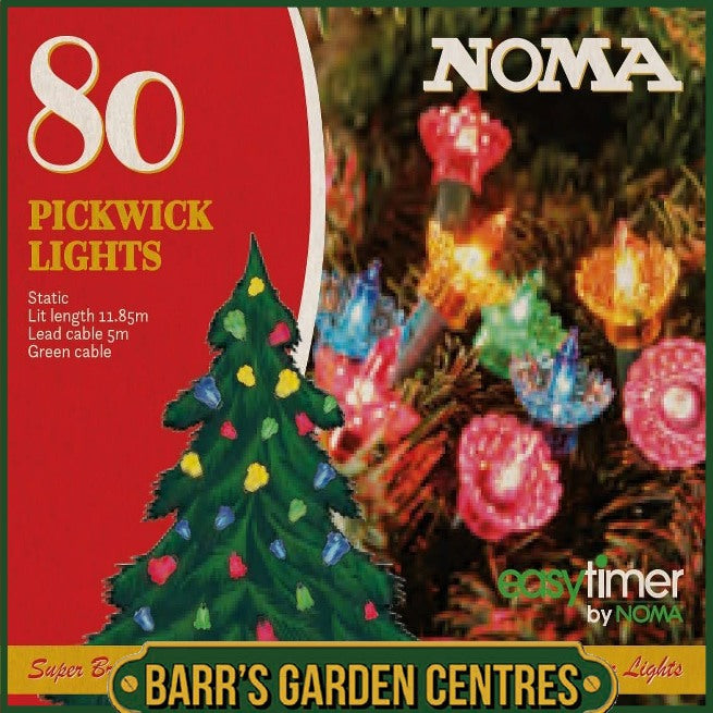 Noma 80 LED Classic Pickwick Multicolour Lights