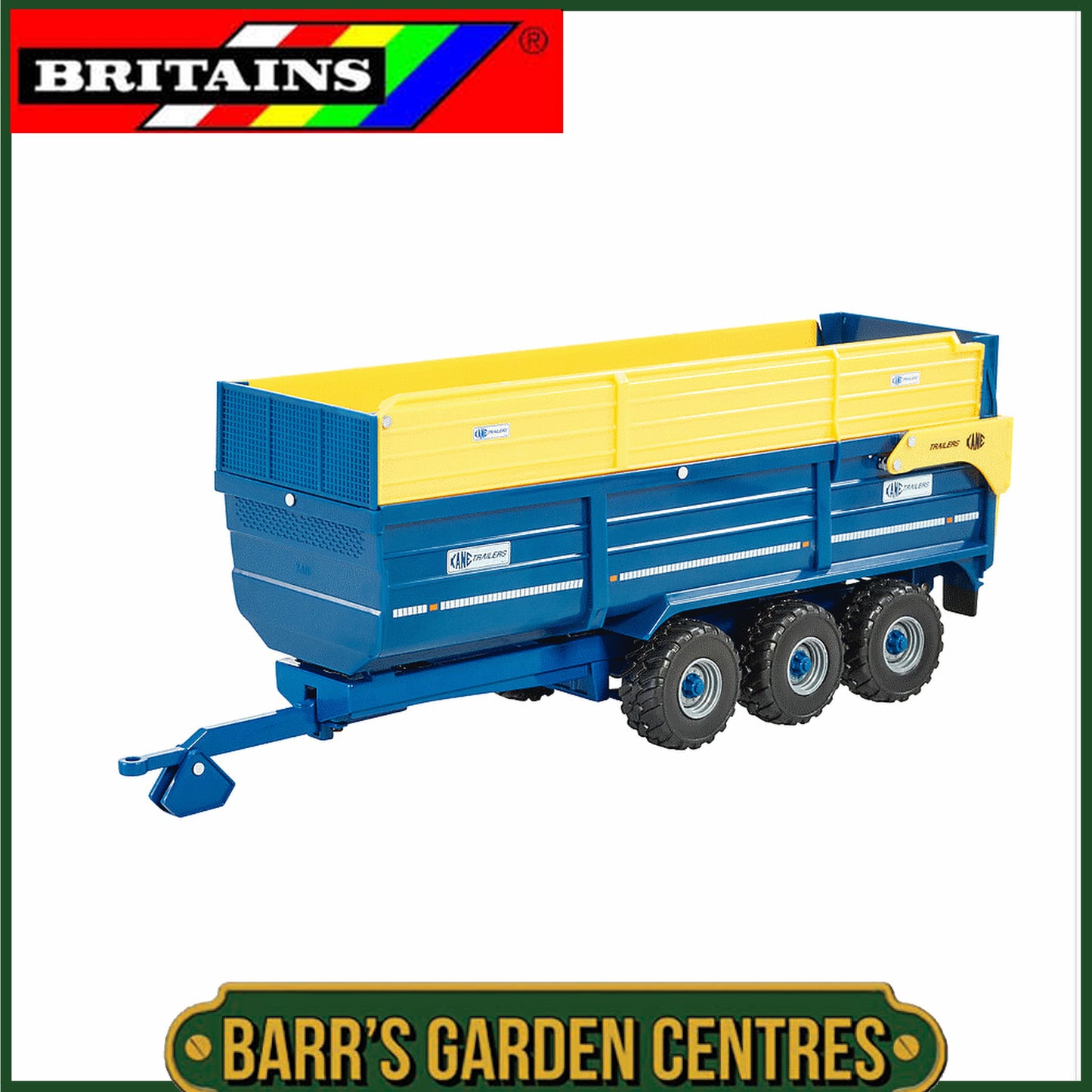 BRITAINS Kane Tri-Axel Halfpipe Silage Trailer