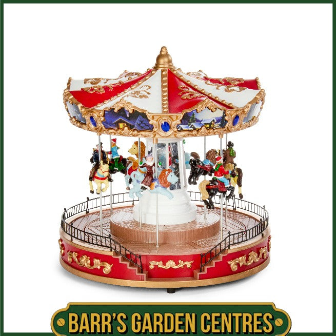 Three Kings Magic Carousel SnowScene