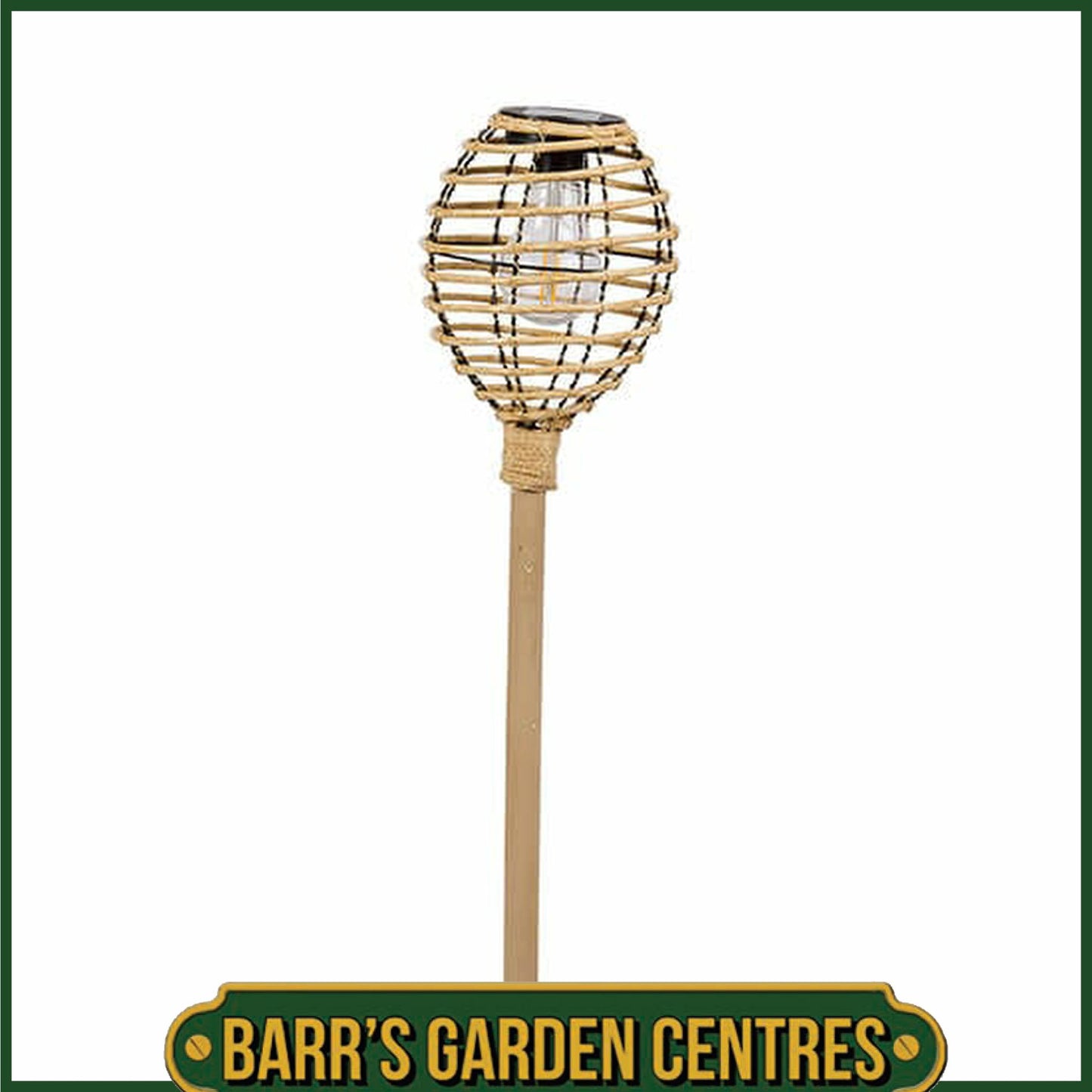 Smart Solar Lumina Faux Rattan Stake Light, Natural Or Grey