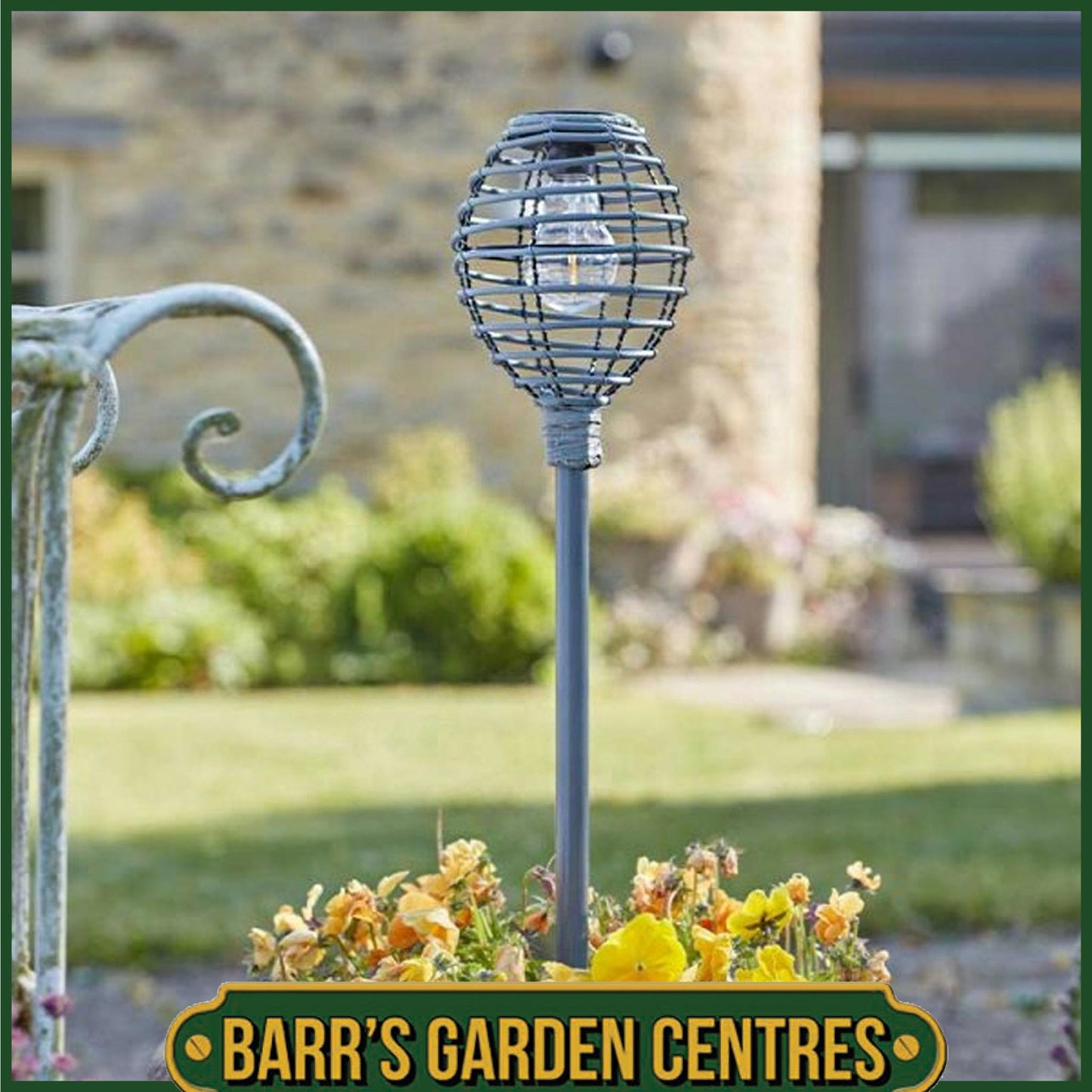 Smart Solar Lumina Faux Rattan Stake Light, Natural Or Grey