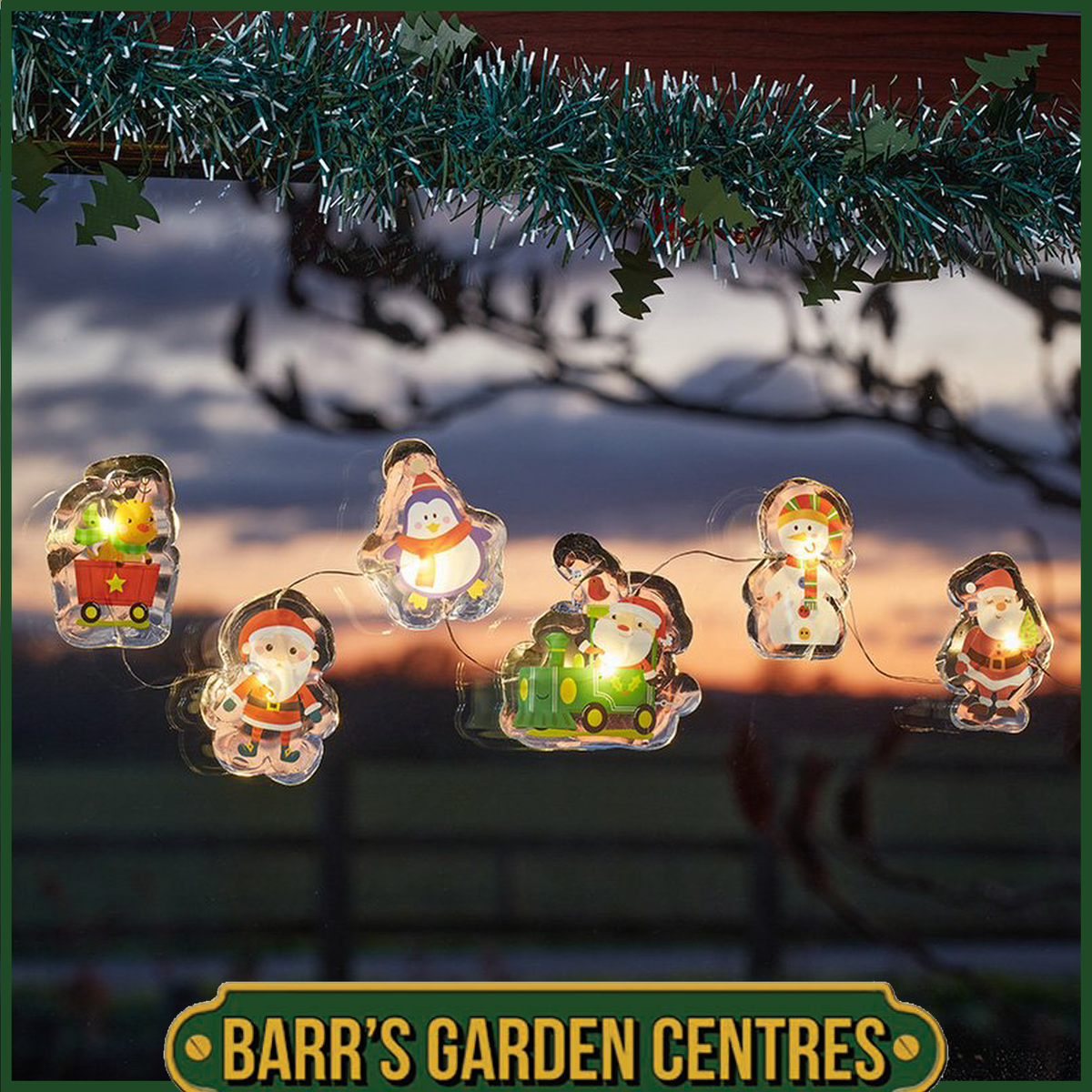 InLit Santa & Friends Gel Sticker Set