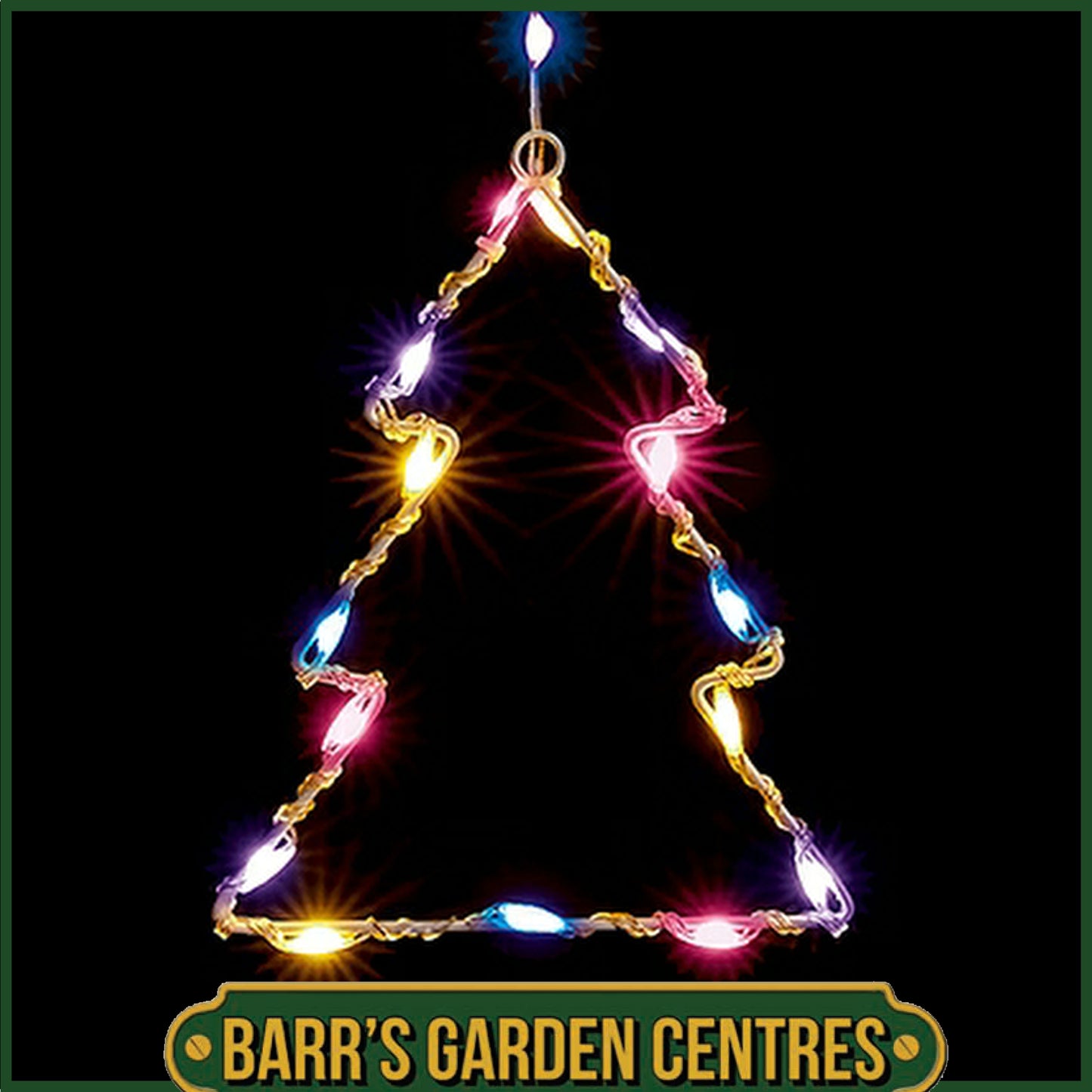 Premier 1.2 x 1.2m FlexiBrights Tree V Curtain with 258 Rainbow LED