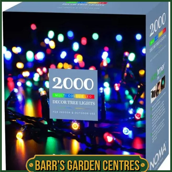 Noma 120-2000 Multi-action String Lights - MultiColour