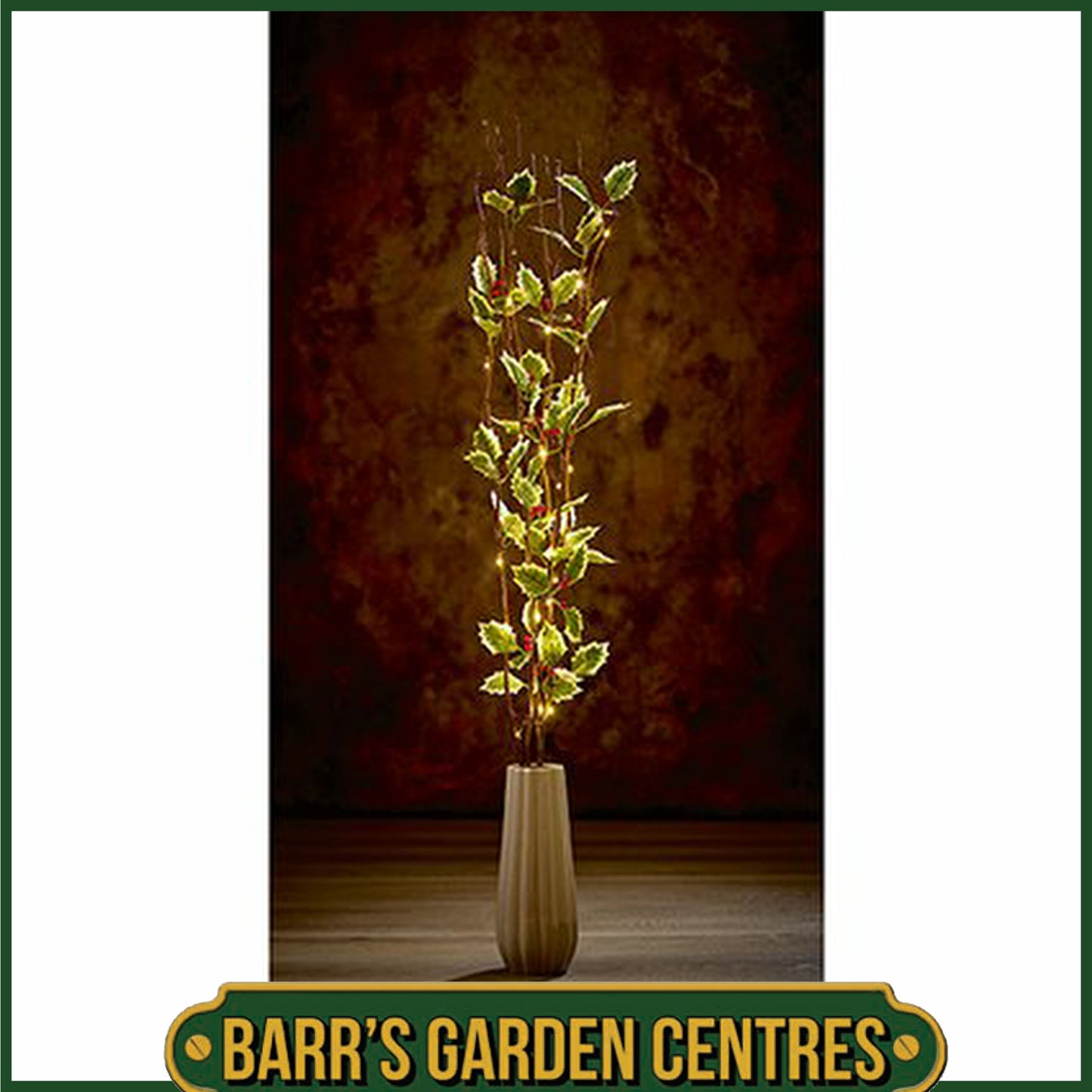 Premier 1.2m Set of 5 Battery Operated Brown Lit Willow Twigs