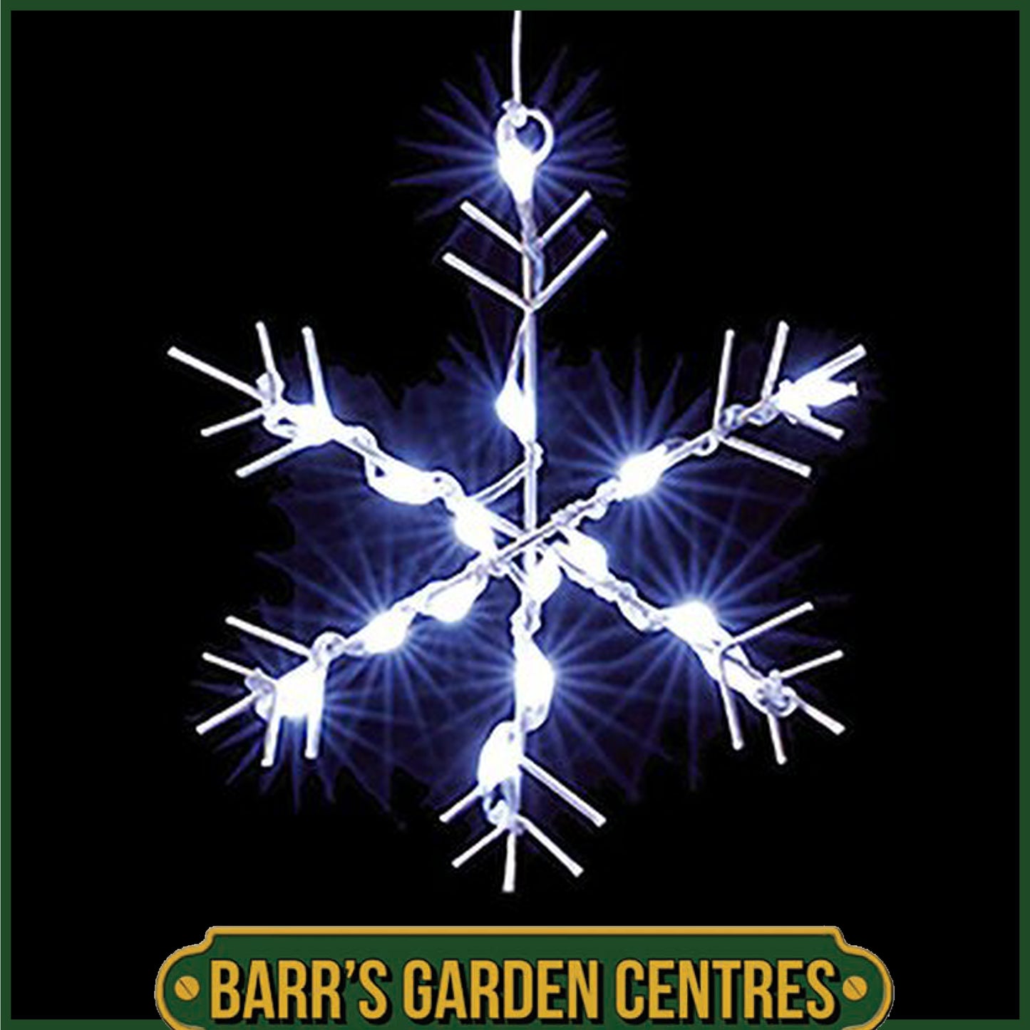 Premier 1.2 x 1.2m FlexiBrights Snowflake V Curtain with 267 White LED