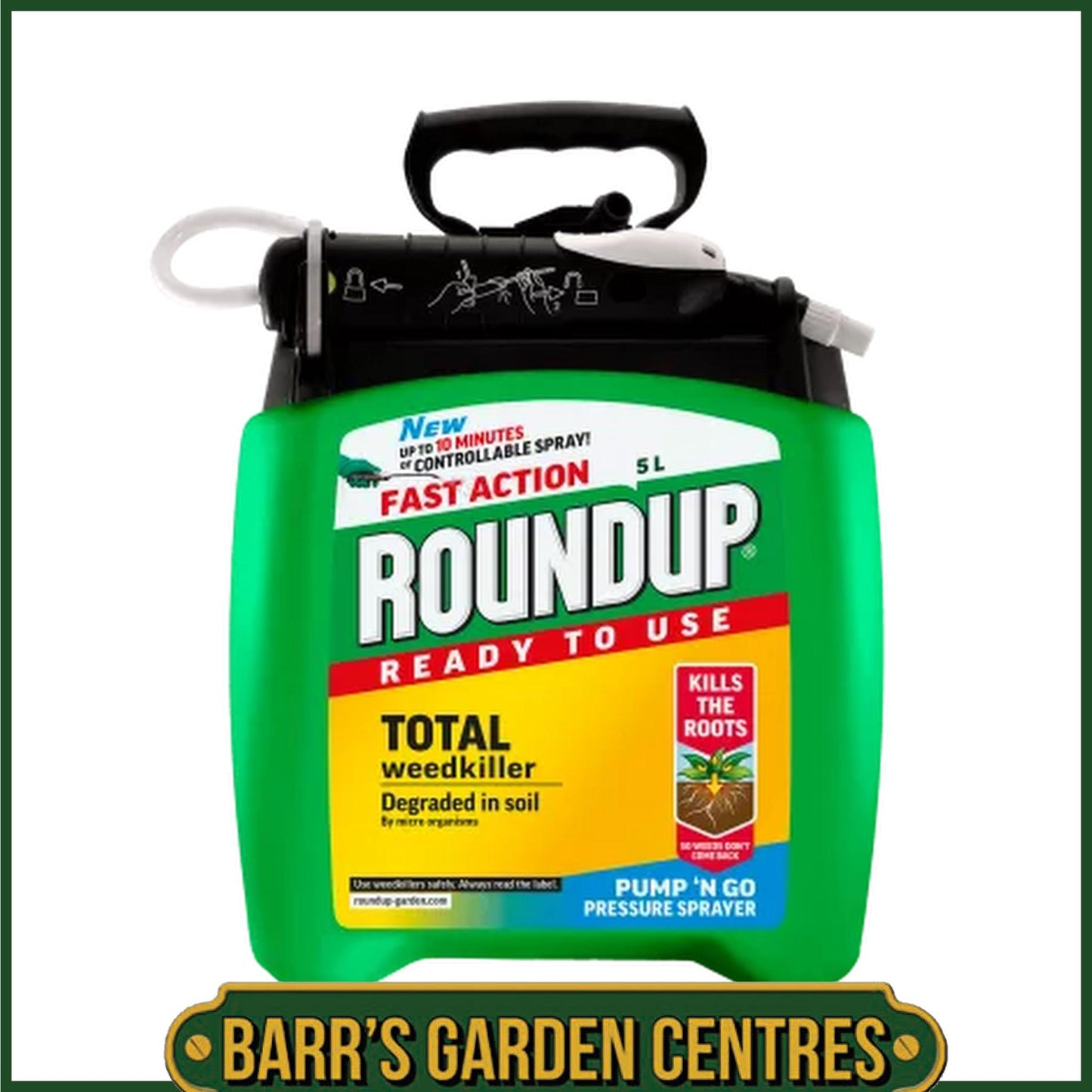 Roundup® Fast Action Ready to Use Weedkiller Pump ‘n Go 5 litres