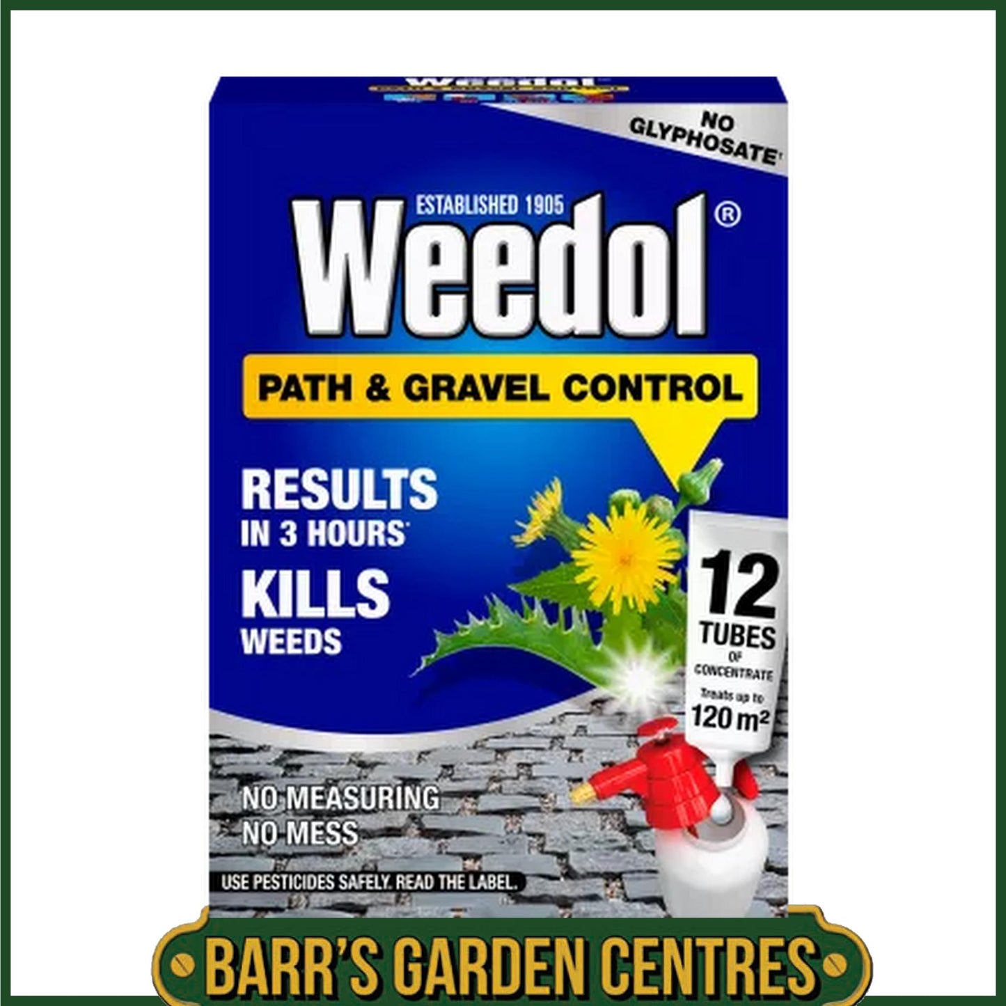 Weedol® Path & Gravel Control (Concentrate Tubes) 6 Tubes - 12 Tubes