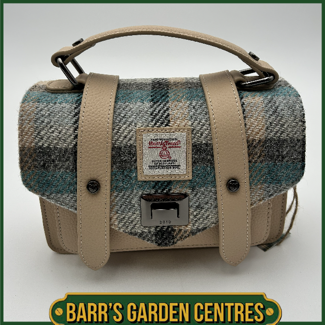 Islander Mini Satchel Bag with Harris Tweed Islander Tartan