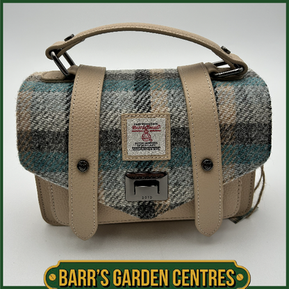 Islander Mini Satchel Bag with Harris Tweed Islander Tartan