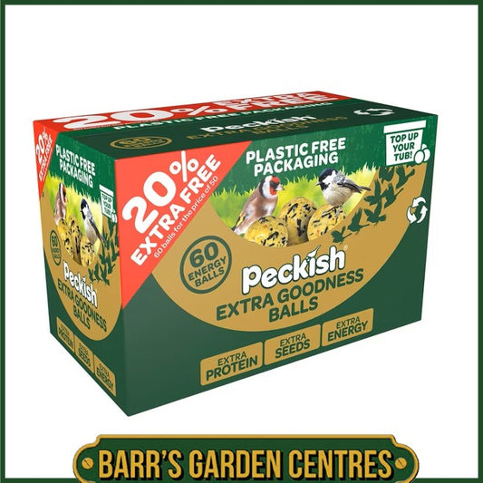 Peckish Extra Goodness Energy Balls 50 Box plus 20% Extra Free