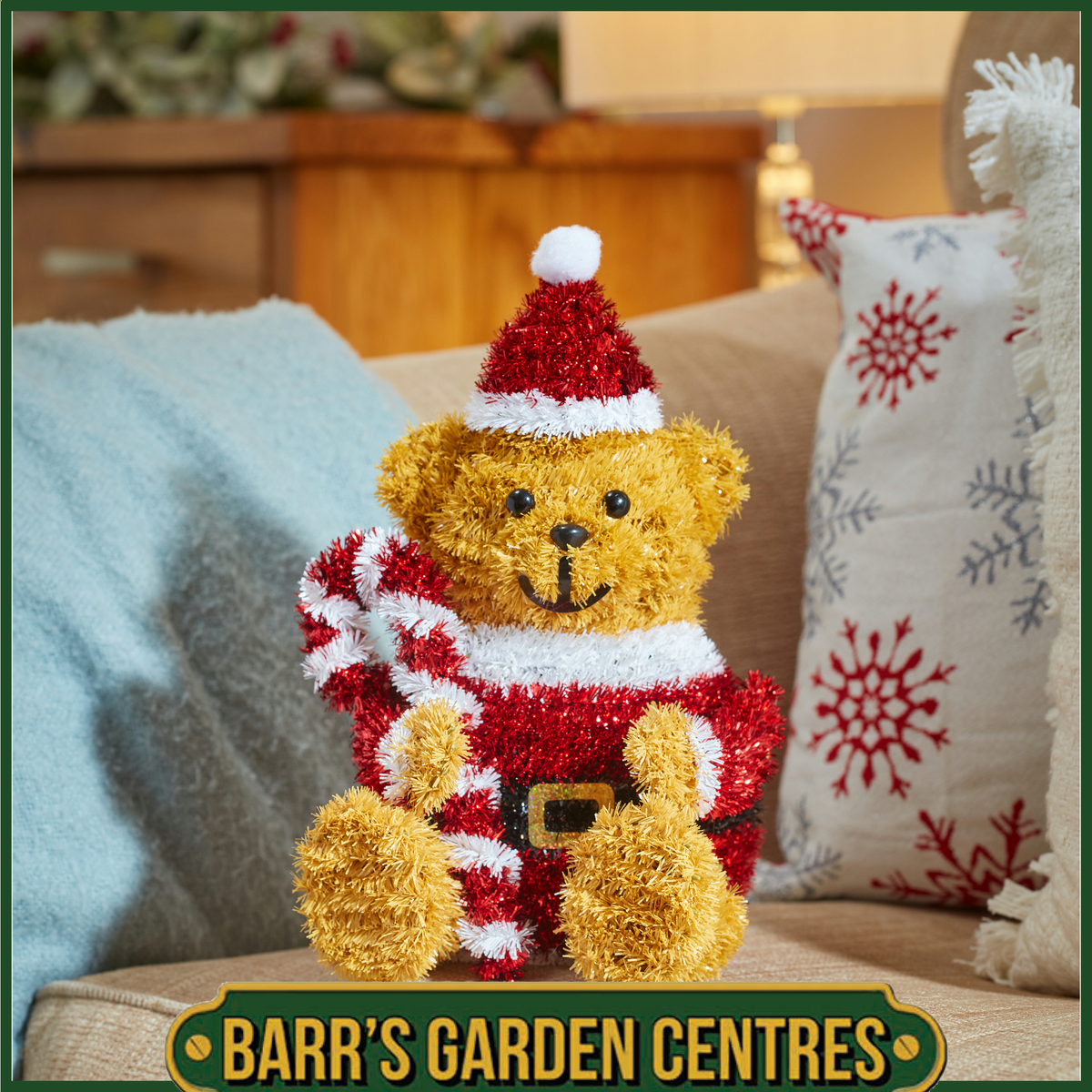 Tinsel Santa Bear