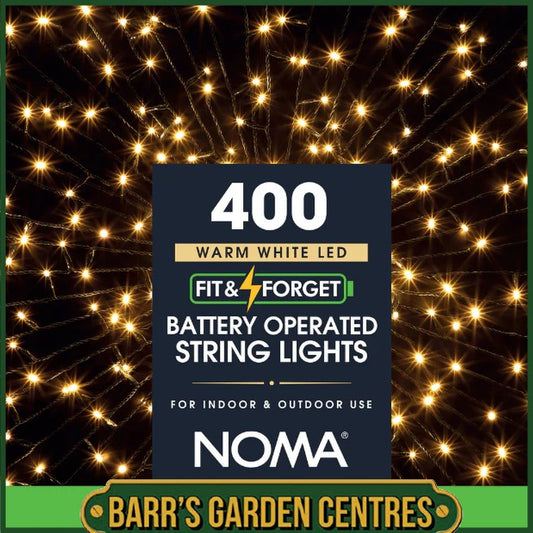 Noma 400 - 600 Fit & Forget Battery Operated Lights - Warm White