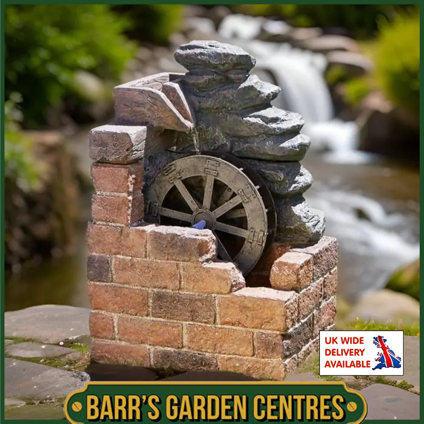 Smart Solar Heywood Mill Fountain