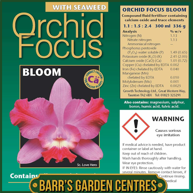 Growth Technolgy Orchid Focus Bloom with Seaweed 300ml