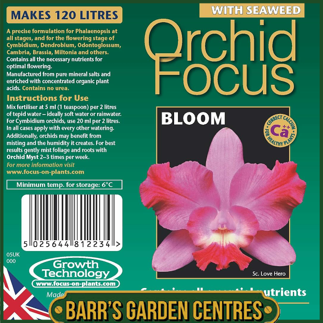 Growth Technolgy Orchid Focus Bloom with Seaweed 300ml