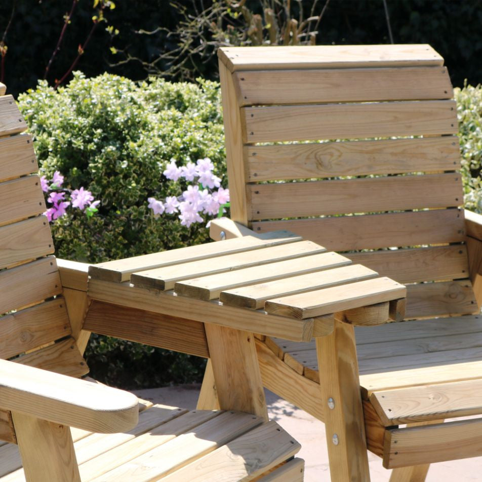 Charlotte Garden Love Seat | Companion Seat