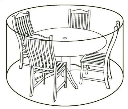 Outdoor Deluxe Cover - 4 Seat Round Dining Set