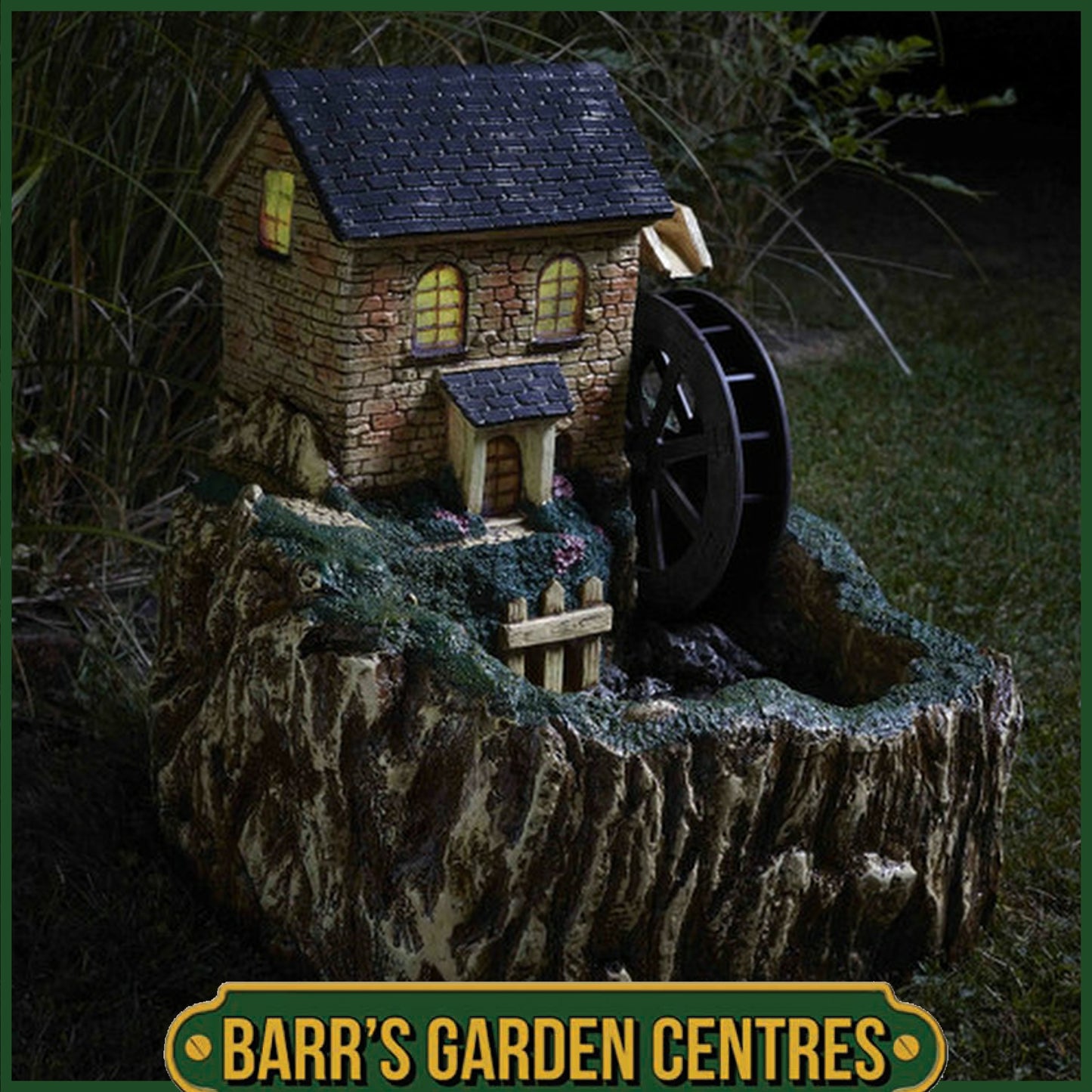 Smart Solar Water Mill Fountain