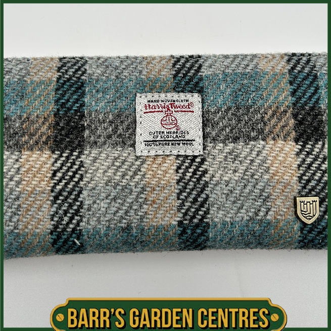Islander Long Zip Purse with Harris Tweed - Islander Tartan