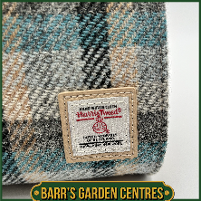 Islander The Eilidh Leather Crossbody Bag with Islander Tartan Harris Tweed