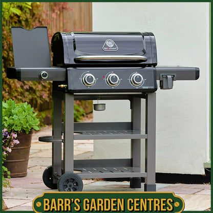 Grillstream Carbon 3 Burner Hybrid BBQ
