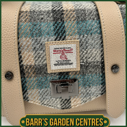 Islander Medium Satchel Bag with Harris Tweed Islander Tartan