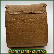 Islander The Eilidh Leather Crossbody Bag with Beige Dogtooth Harris Tweed